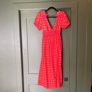 Urban Outfitters Red Floral Women's Dress